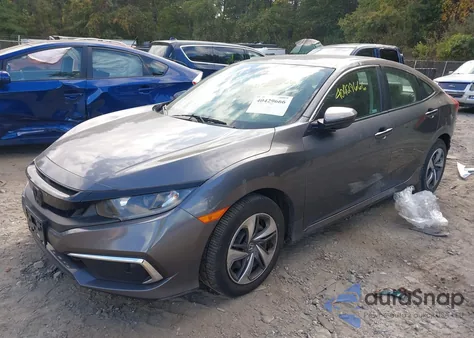 2020 Honda Civic Lx z USA, uszkodzony, nr VIN 2HGFC2F6XLH552468